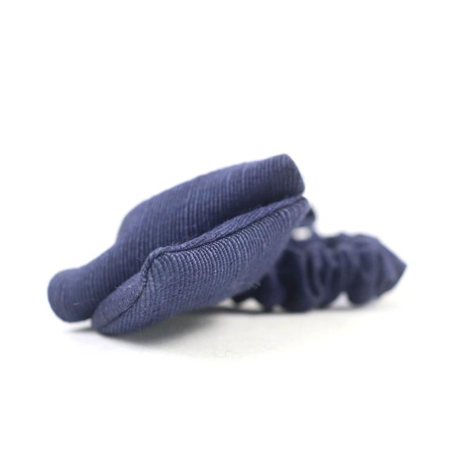 良品☆CHANEL シャネル ココマーク金具付 ファブリック リボン