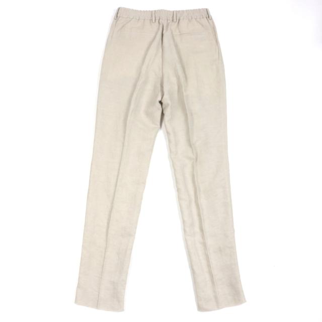 未使用品▽FENDI フェンディ 2021年製 FB0767 リネン混 ロゴ刺繍入り