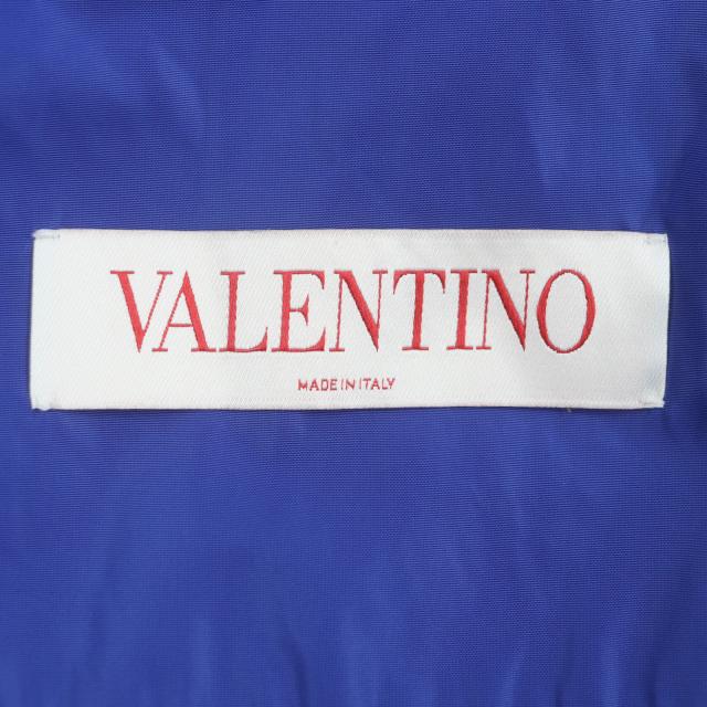 未使用品▼VALENTINO ヴァレンティノ 1V3CIL958LF Vロゴシグネチャー ZIPUP ブルゾン ナイロンジャケット ブルー 44 正規品 メンズ_8