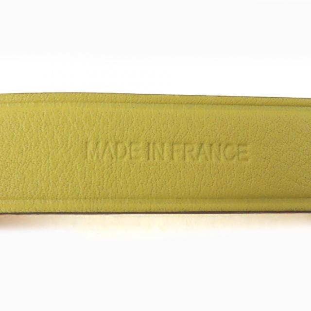 未使用品◇HERMES エルメス ケリー ゴールド金具 レザー グローブホルダー バッグチャーム イエロー 箱付き フランス製 レディース_9