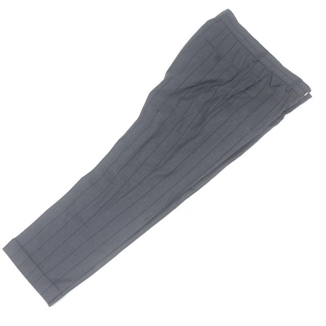 極美品□LOUIS VUITTON ルイヴィトン 25SS HSFJ8E PONT NEUF FIT LVロゴ ピークドラペル シングルスーツ グレー 46 イタリア製 正規品