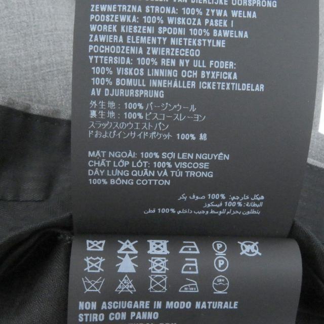 極美品□PRADA プラダ DNA955 バージンウール100 シングル スラックス