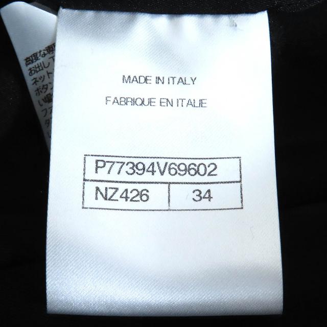 美品△CHANEL シャネル 24AW P77394 ココネージュ ココボタン 裾フレアジップ ジャンプスーツ オーバーオール サロペット 黒 34 正規品_8