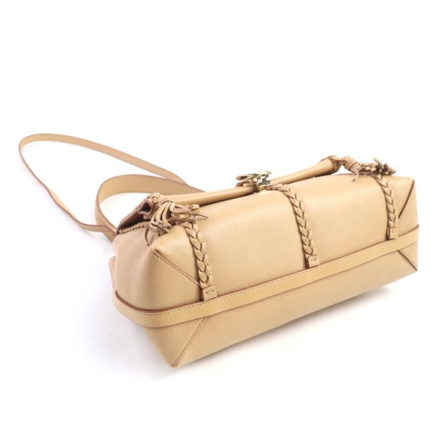 極美品☆Chloe クロエ PENELOPE ペネロペ ロゴ金具付 2WAY カーフ