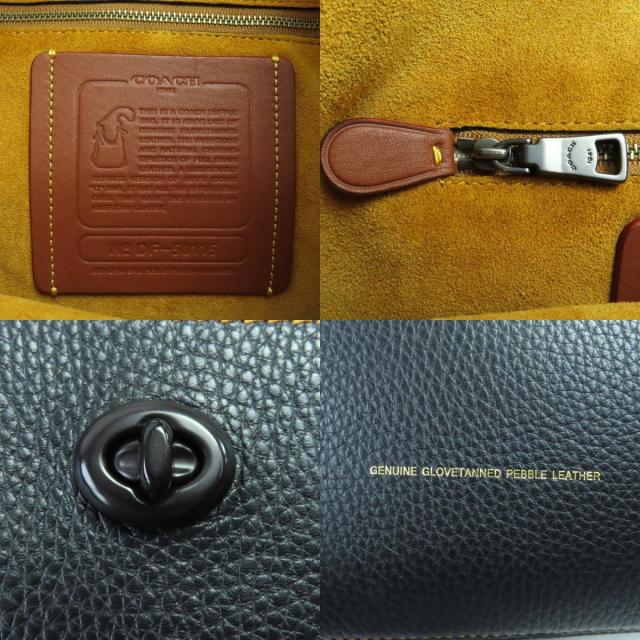 極美品◇COACH コーチ DF-50115 ロゴ入りチャーム付き ターンロック