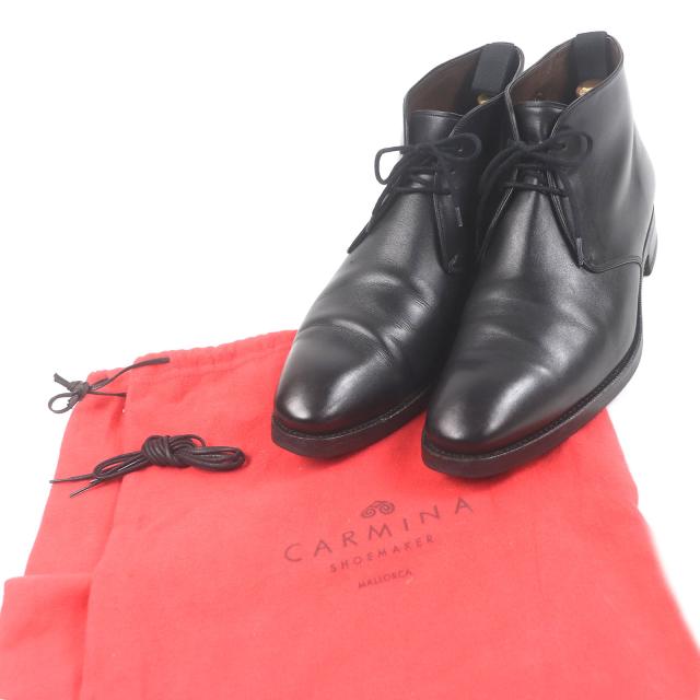 良品□CARMINA カルミナ レザー グッドイヤーウェルト製法 レース