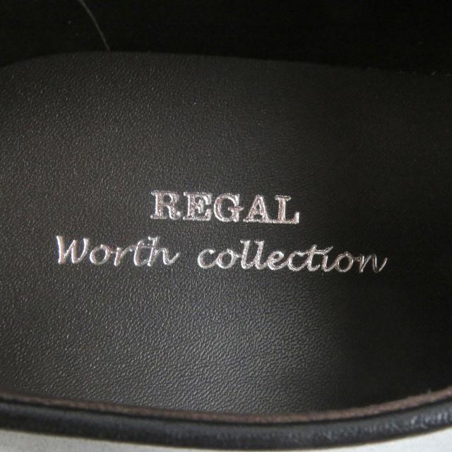 未使用品□REGAL リーガル レザー シングルモンクストラップ ビジネスシューズ ドレスシューズ ブラック 25.5cm 日本製 メンズ オススメ