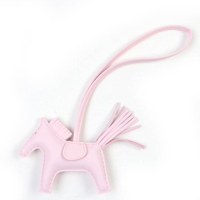 未使用品☆HERMES エルメス ロデオPM アニョーミロ ローズダーリン バッグチャーム W刻印 箱付き フランス製 レディース
