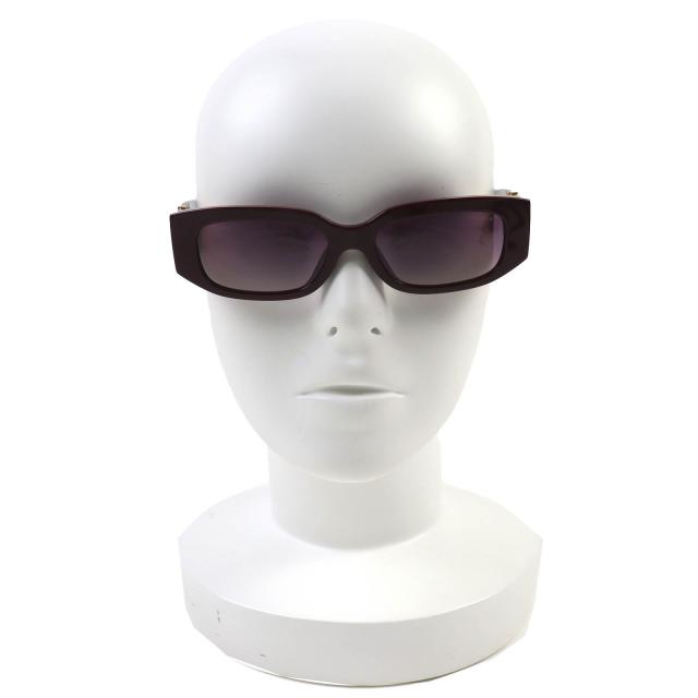 極美品△CHANEL シャネル 5544-A ココマーク オーバル シェイプ アイウェア サングラス バーガンディ ゴールド 53□17 140 デモレンズ_1