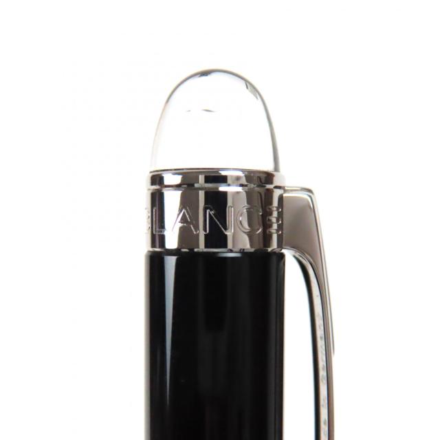 美品▼MONTBLANC モンブラン スターウォーカー レジン ホワイトスター ツイスト式 ボールペン ブラック シルバー ケース付き 筆記確認済_7