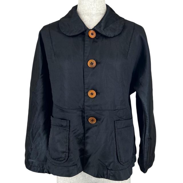 極美品▲tao COMME des GARCONS タオ コムデギャルソン 23AW 中綿入り ジャケット ブラック S 日本製 正規品 レディース
