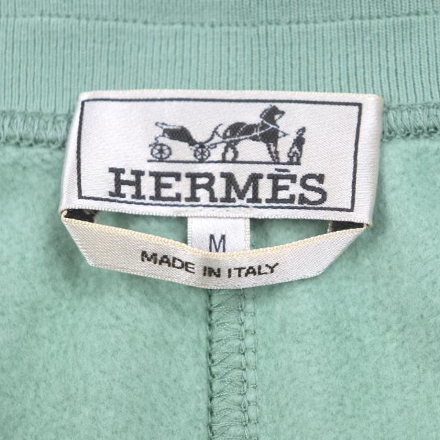 極美品▽HERMES エルメス 23AW ランH コットン100% サイドライン 裏