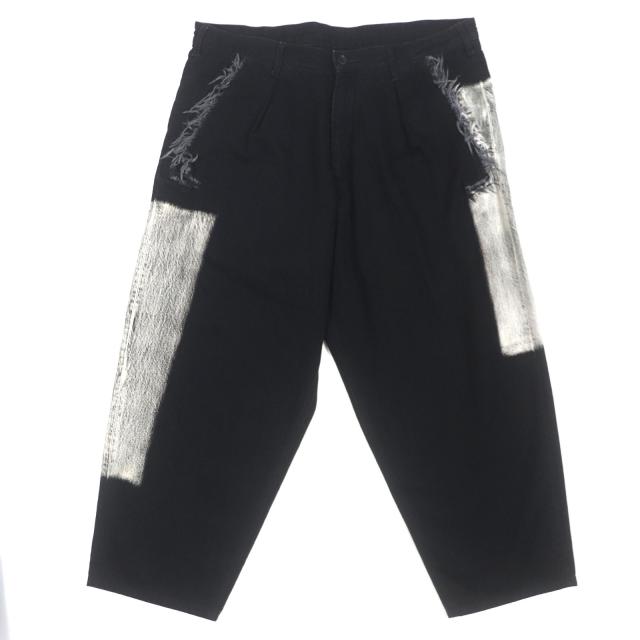 極美品▼Yohji Yamamoto POUR HOMME ヨウジヤマモトプールオム HJ-P93-026 12oz DENIM JEANS WITH SIDE FLAP DETAILS パンツ 2　正規品