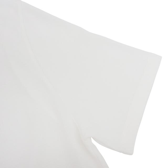 未使用品▲JIL SANDER+ ジルサンダープラス J40GC0127 コットン100％ マッシュルーム刺? 半袖Ｔシャツ ホワイト カットソー S 正規品_4