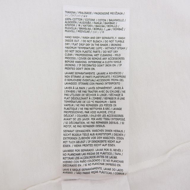未使用品▲JIL SANDER+ ジルサンダープラス J40GC0127 コットン100％ マッシュルーム刺? 半袖Ｔシャツ ホワイト カットソー S 正規品_7