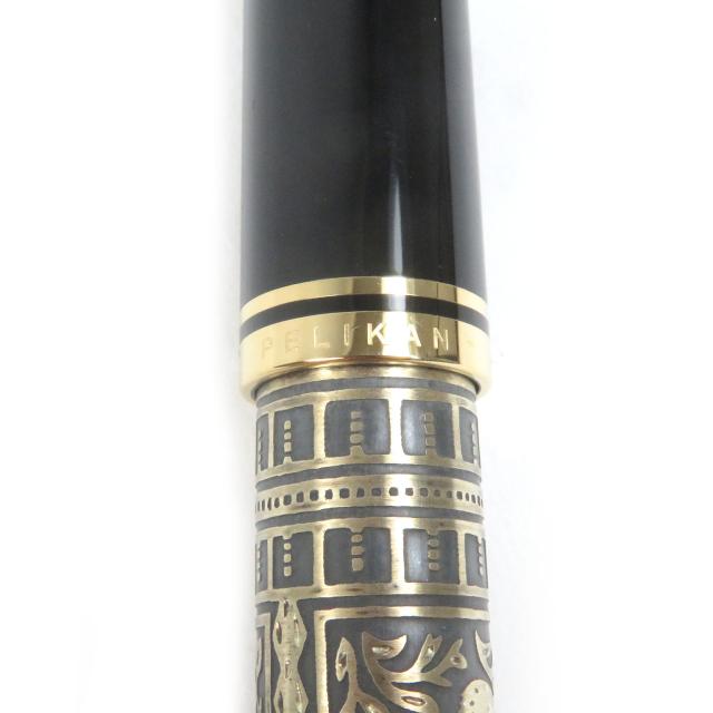 極美品□PERIKAN ペリカン M900 スーベレーン ビッグトレド ペン先18K
