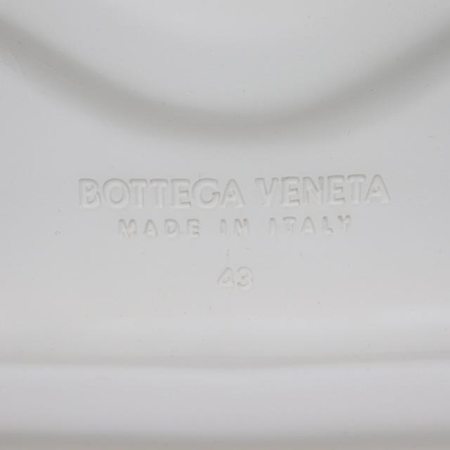 未使用品▼BOTTEGAVENETA ボッテガヴェネタ 690034 Flash フラッシュ レザー使 ダブルベルト サンダル ホワイト ゴールド金具 43 メンズ_8