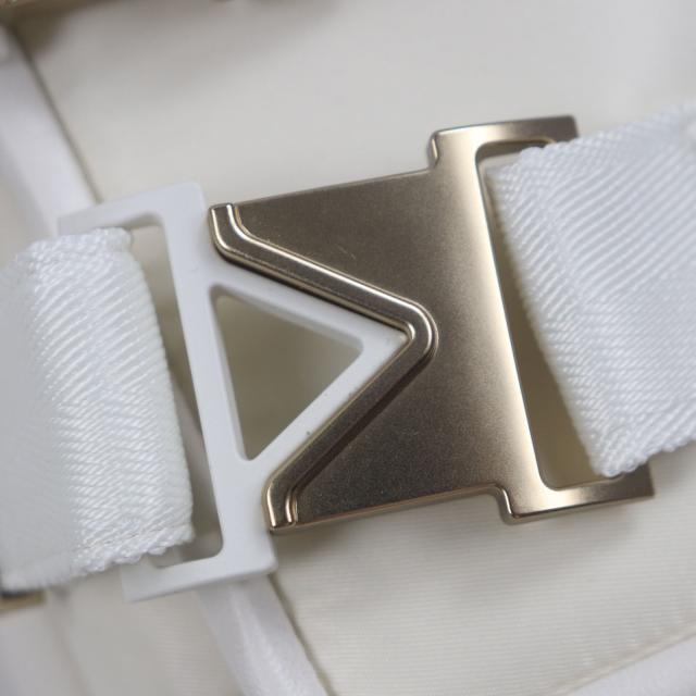 未使用品▼BOTTEGAVENETA ボッテガヴェネタ 690034 Flash フラッシュ レザー使 ダブルベルト サンダル ホワイト ゴールド金具 43 メンズ_6