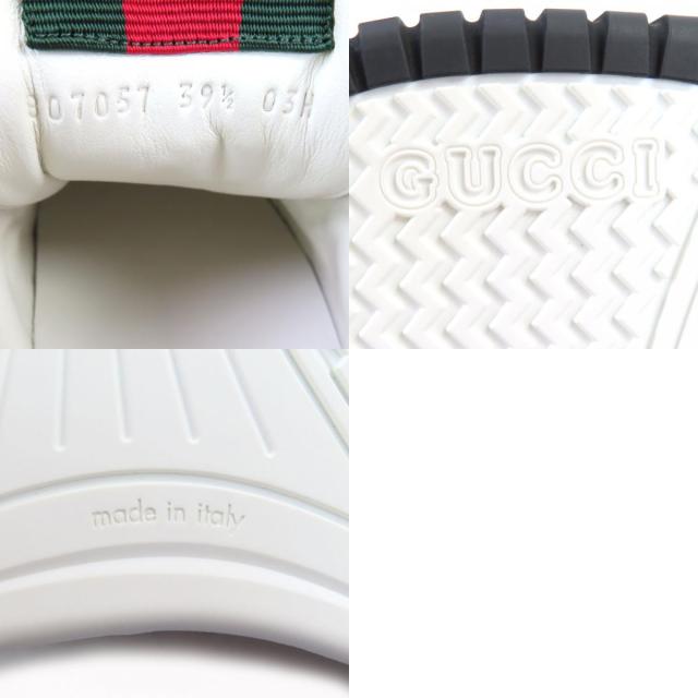 未使用品◇GUCCI グッチ 24AW 807057 リウェブ GGキャンバス シェリーライン スニーカー 黒 39.5 箱・保存袋付き レディース メンズ可◎_9