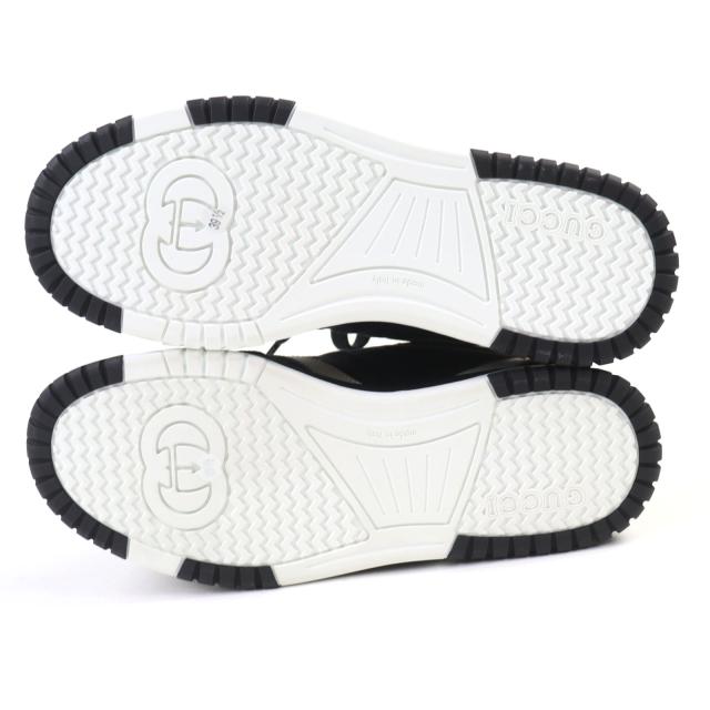 未使用品◇GUCCI グッチ 24AW 807057 リウェブ GGキャンバス シェリーライン スニーカー 黒 39.5 箱・保存袋付き レディース メンズ可◎_7