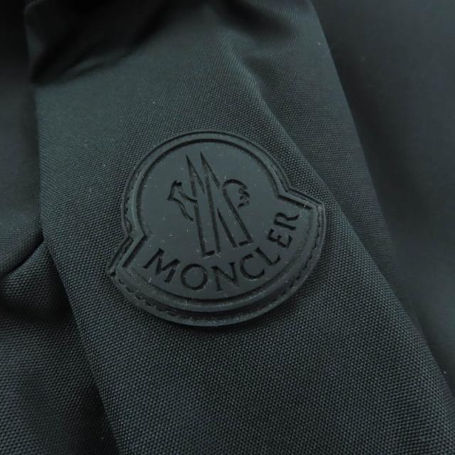 極美品★MONCLER モンクレール ATHELAS アセラス ロゴワッペン・フード付 袖フリル バックプリーツ コート 黒 8anni130cm 正規品 キッズ_4