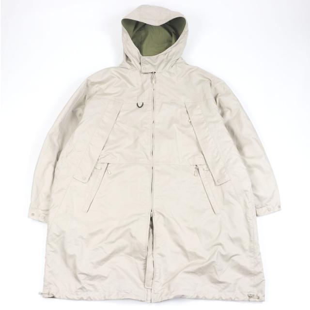 未使用品□DAIWA PIER39 ダイワピア39 BJ-27023 TECH MIL REVERSIBLE OVERCOAT リバーシブル フーデッド モッズコート カーキ L 正規品_1