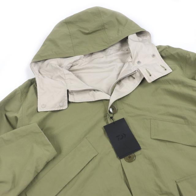 未使用品□DAIWA PIER39 ダイワピア39 BJ-27023 TECH MIL REVERSIBLE OVERCOAT リバーシブル フーデッド モッズコート カーキ L 正規品_2