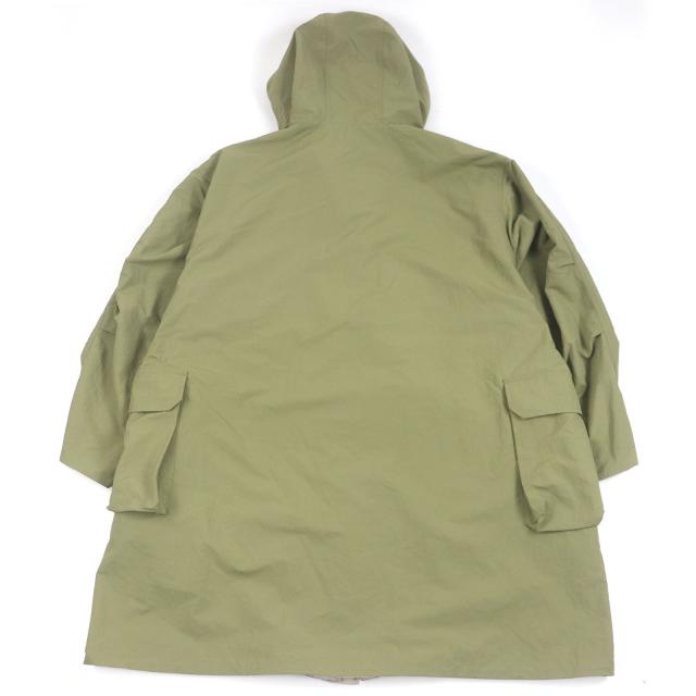 未使用品□DAIWA PIER39 ダイワピア39 BJ-27023 TECH MIL REVERSIBLE OVERCOAT リバーシブル フーデッド モッズコート カーキ L 正規品_3