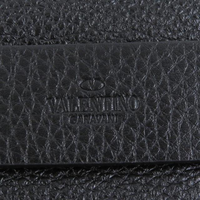美品□Valentino Garavani ヴァレンティノガラヴァーニ レザー ロックスタッズ ラージ トートバッグ ブラック イタリア製 メンズ 大容量_8