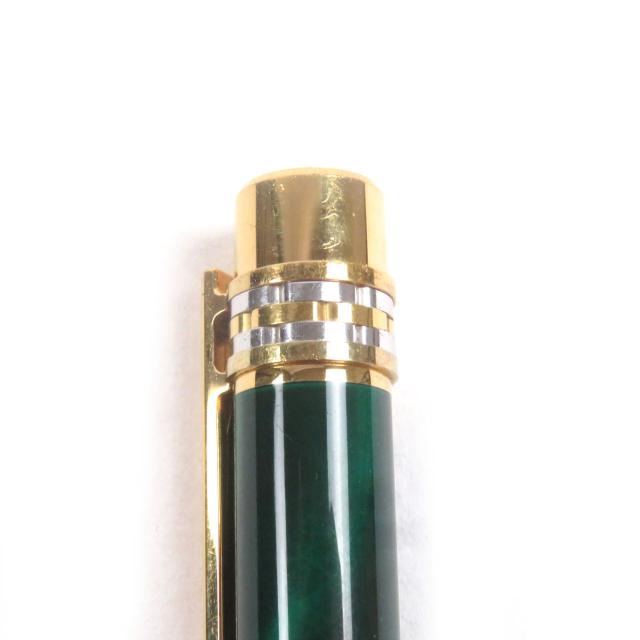 美品□Cartier カルティエ ヴィンテージ マスト ドゥ カルティエ ペン先18K マラカイト 万年筆 グリーン ゴールド フランス製 メンズ_5