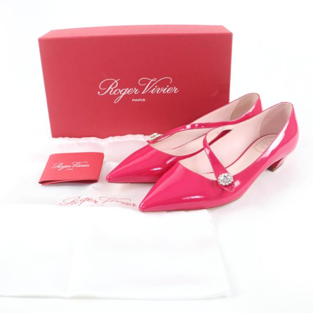 未使用品☆ROGER VIVIER ロジェヴィヴィエ JEWEL BUTTON BALL25 