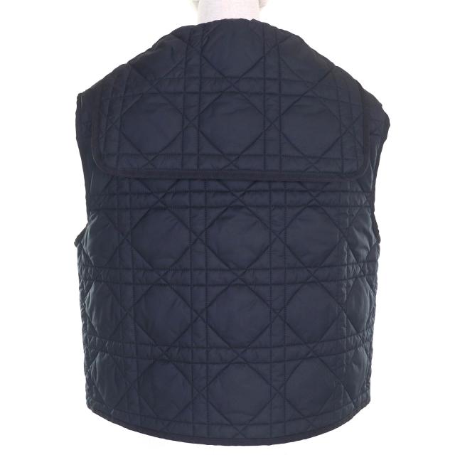 極美品△Christian Dior クリスチャンディオール 23SS 317G19A2827 マクロカナージュ キルティングテクニカルタフタベスト 40 正規品_2