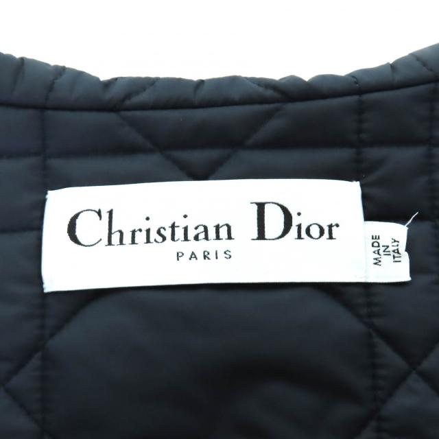 極美品△Christian Dior クリスチャンディオール 23SS 317G19A2827 マクロカナージュ キルティングテクニカルタフタベスト 40 正規品_7