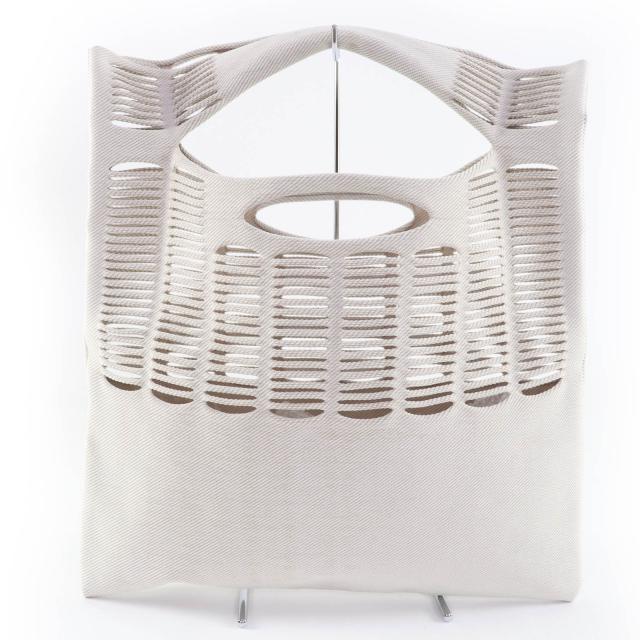 未使用品☆GOOD GOODS ISSEY MIYAKE グッドグッズ イッセイミヤケ GG43-AG414 MOKKO TWILL キャンバス ラージ トート ハンドバッグ 正規