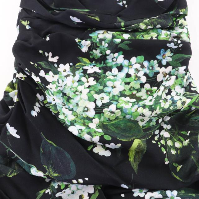 美品☆DOLCE&GABBANA ドルチェ＆ガッバーナ F6EN2T 裏地シルク 花柄デザイン ノースリーブ ワンピース マルチカラー 38 伊製 正規品 美品☆DOLCE&GABBANA ドルチェ＆ガッバーナ F6EN2T 裏地シルク 花柄