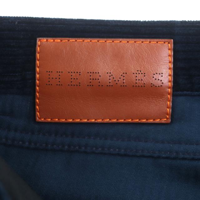 極美品▽HERMES エルメス セリエボタン ボタンフライ レザーパッチ付き
