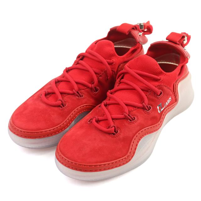 【ドンドン見直し】未使用品○Christian Louboutin クリスチャンルブタン 22SS Arpoador ロゴ入り プルタブ スニーカー 42 定価114400円