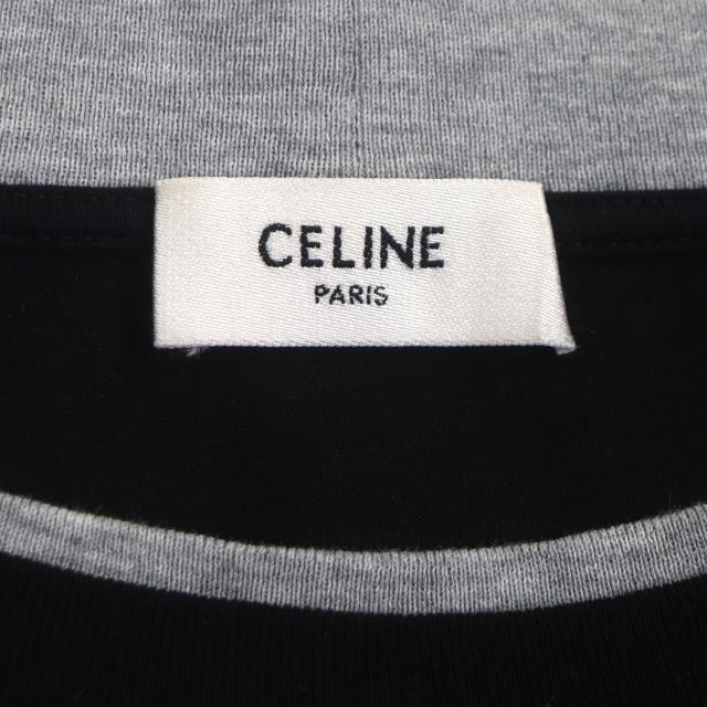 美品▽CELINE セリーヌ 23SS 2X87E671Q 16 Skater Cotton Jersey Tee