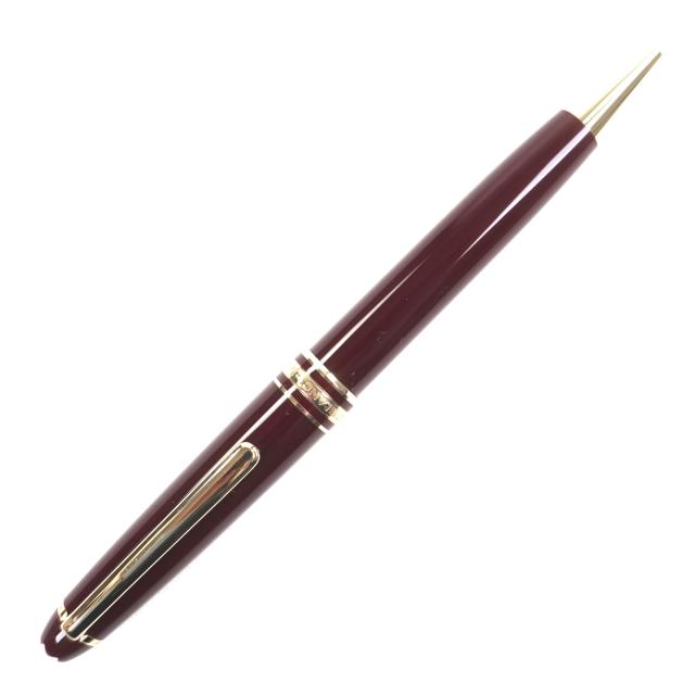 極美品▼MONTBLANC モンブラン マイスターシュテュック クラシック ホワイトスター ツイスト式 ボールペン ボルドー ゴールド ケース付き_2