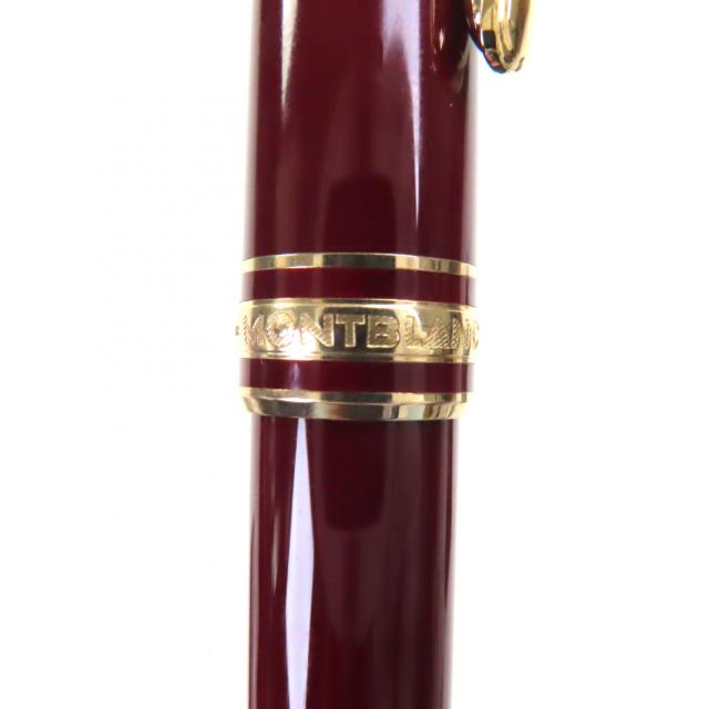 極美品▼MONTBLANC モンブラン マイスターシュテュック クラシック ホワイトスター ツイスト式 ボールペン ボルドー ゴールド ケース付き_6