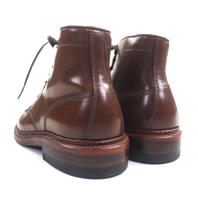 美品▼ALDEN オールデン D0829H RAVELLO CORDOVAN コードバン ラベロ 希少 ストレートチップ レースアップ ショートブーツ 6 メンズ