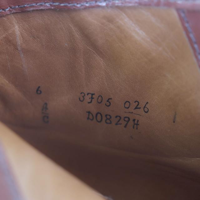 美品▼ALDEN オールデン D0829H RAVELLO CORDOVAN コードバン ラベロ 希少 ストレートチップ レースアップ ショートブーツ 6 メンズ