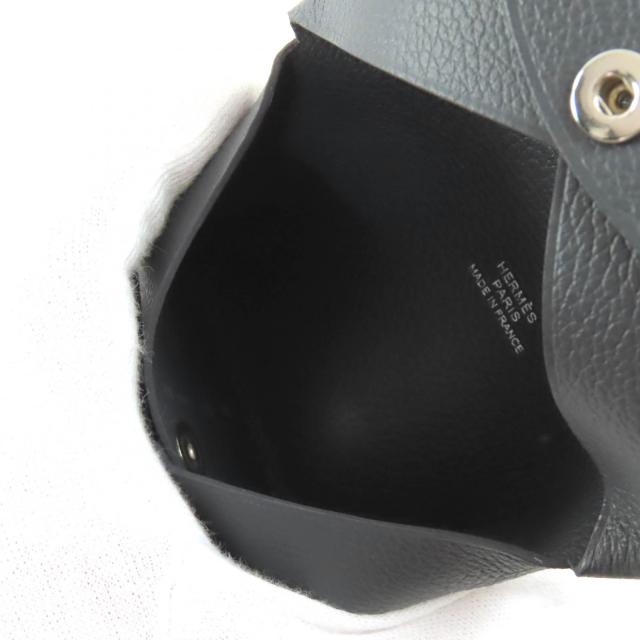 未使用品★HERMES エルメス カルヴィ グリメイヤー エバーカラー シルバー金具 カードケース W刻印 箱付き フランス製 レディース_5