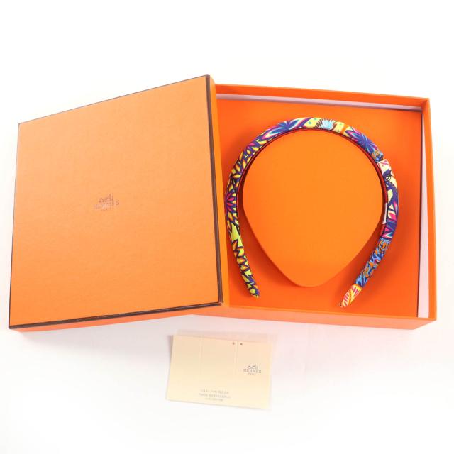 未使用品☆HERMES エルメス ヘアバンド エルザ ワイルド・シンガポール