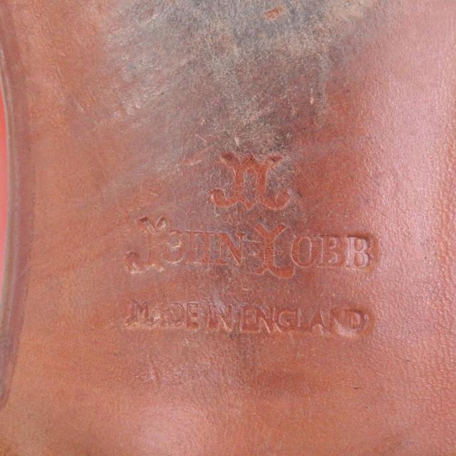 良品□John Lobb ジョンロブ チェルトナム レザー 1105ラスト ローファー バーンオレンジ 8.5 D 箱・保存袋付き イングランド製 良品□John Lobb ジョンロブ チェルトナム レザー 1105ラスト コイン
