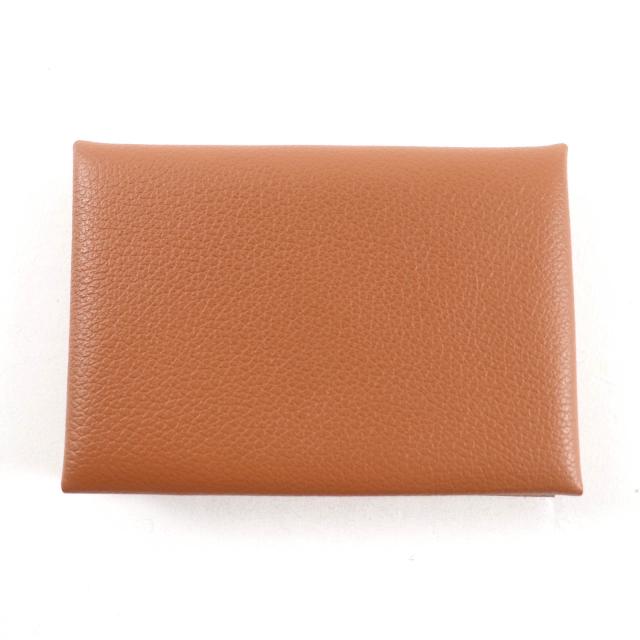 未使用品★HERMES エルメス カルヴィ デュオ ゴールド エバーカラー コインケース カードケース W刻印 箱付き フランス製 レディース_2