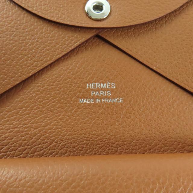 未使用品★HERMES エルメス カルヴィ デュオ ゴールド エバーカラー コインケース カードケース W刻印 箱付き フランス製 レディース_6