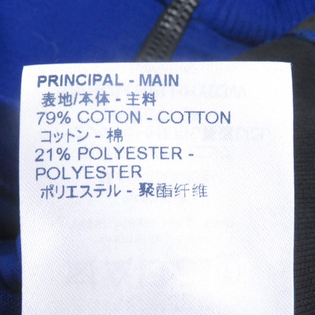 美品□LOUIS VUITTON ルイヴィトン ジャガード サイクリング Tシャツ ハーフジップ 半袖ニット ブルー ブラック S イタリア製 正規品_7