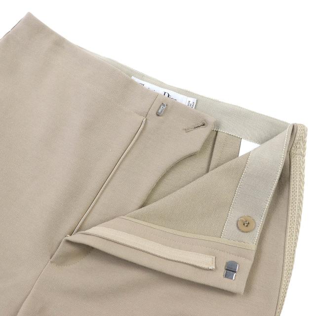 極美品△Christian Dior クリスチャンディオール 23SS 311P05A3290 コットン ストレッチ フィットパンツ ボトムス ベージュ 40 正規品_4