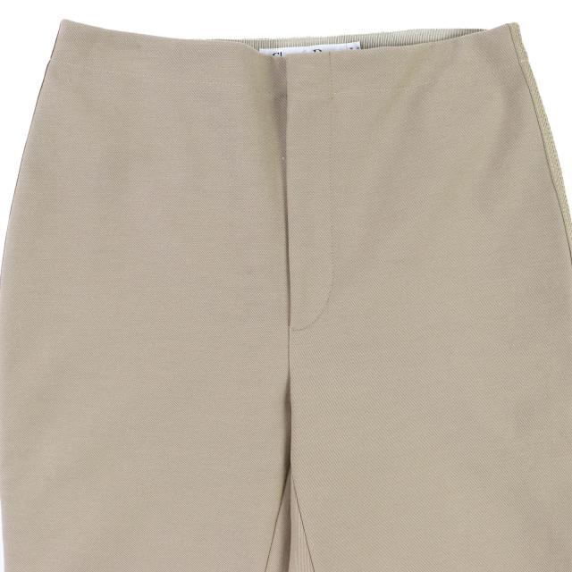 極美品△Christian Dior クリスチャンディオール 23SS 311P05A3290 コットン ストレッチ フィットパンツ ボトムス ベージュ 40 正規品_2